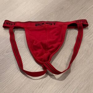 2xist Red Jockstrap
